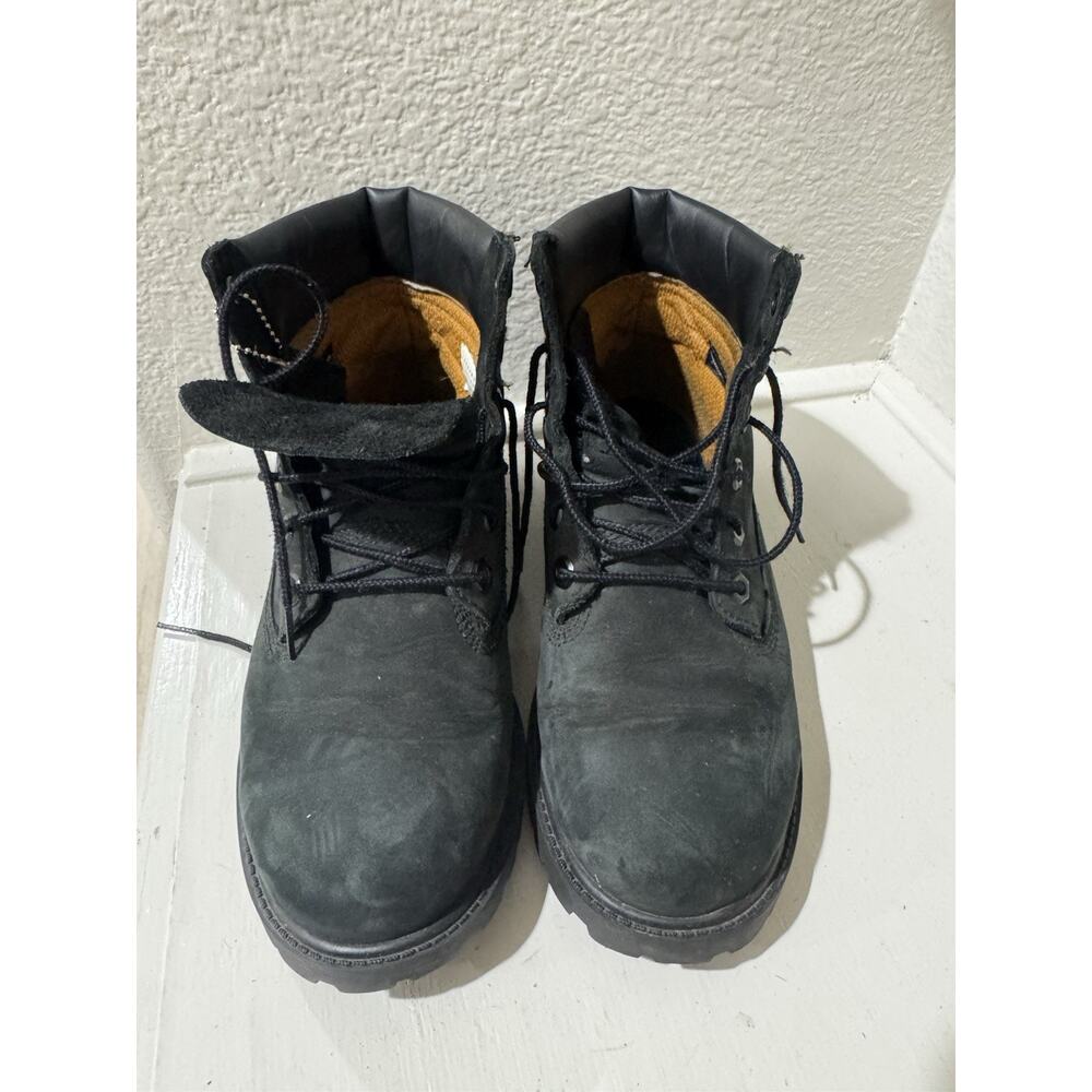 Timberland Boots Black Nubuck Leather Ankle Lace-Up Boots Womenswear